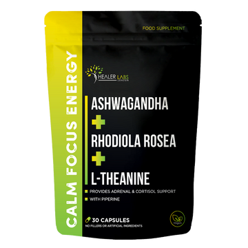 Ashwagandha + Rhodiola Rosea +  L-Theanine